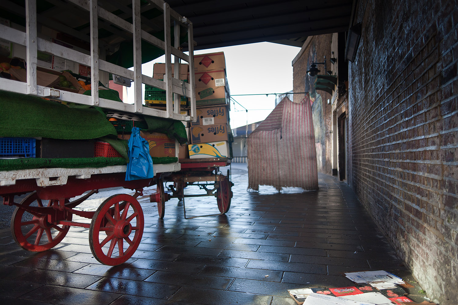 Brixton Market, before the after